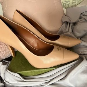Tan coach shoes, worn twice.